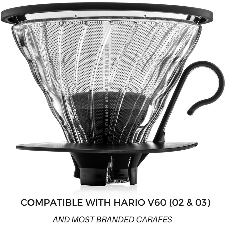 Reusable Pour Over Coffee Filter for Chemex and Hario V60