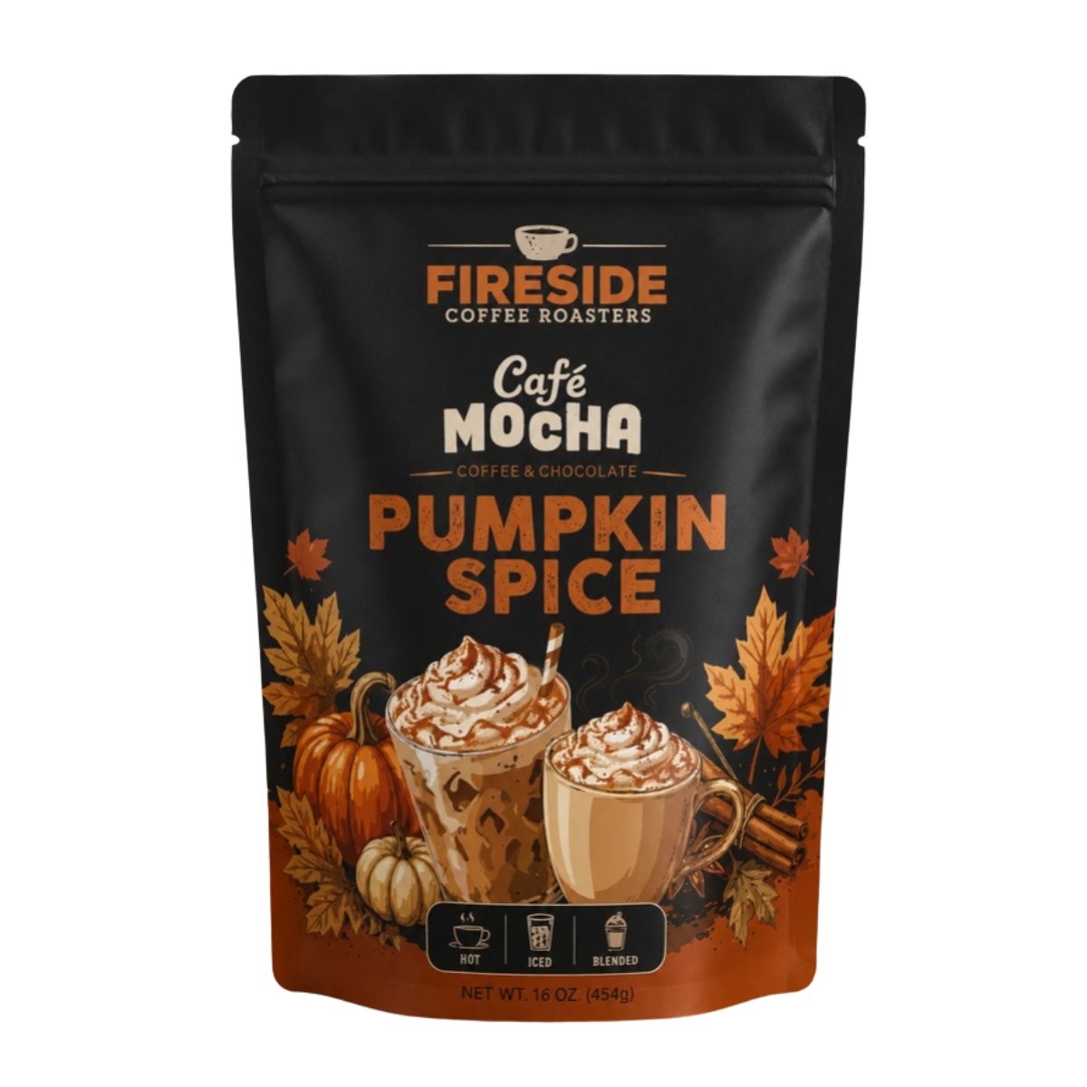 Pumpkin Spice Cafe Mocha 1lb Pouch