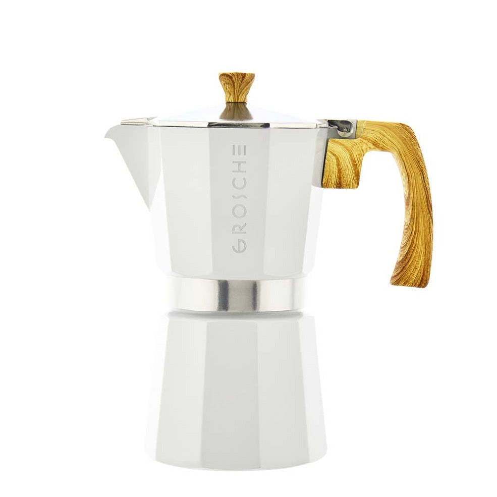 Milano 6 Cup Espresso Maker - White