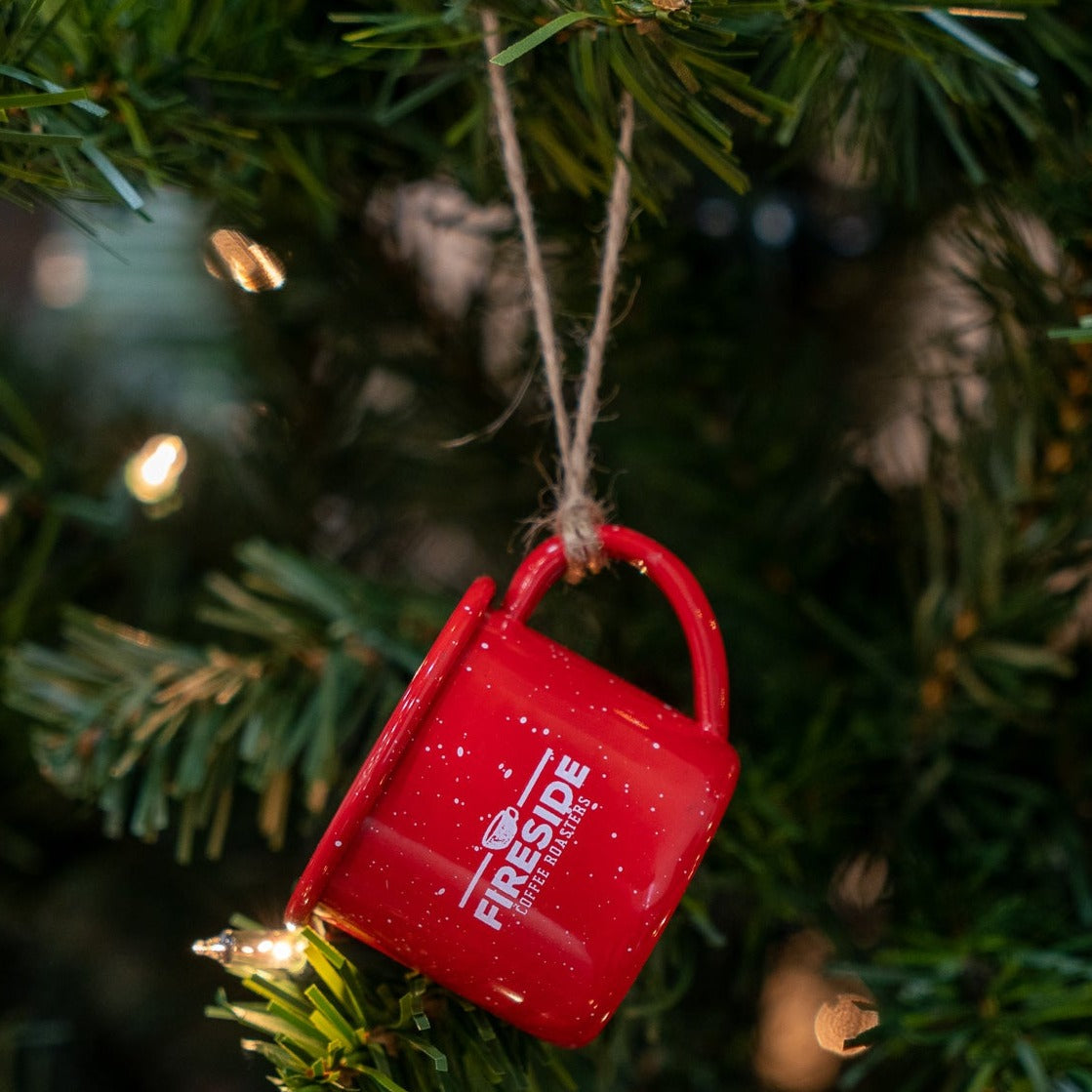 Red Mini Mug Ornament