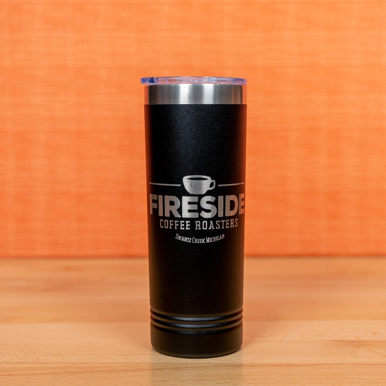 Skinny Black Tumbler