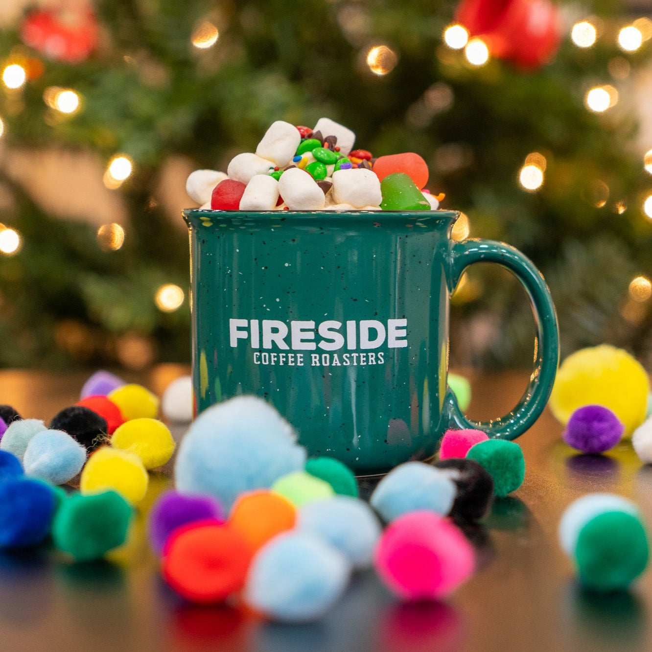 Green Speckled Campfire Mug