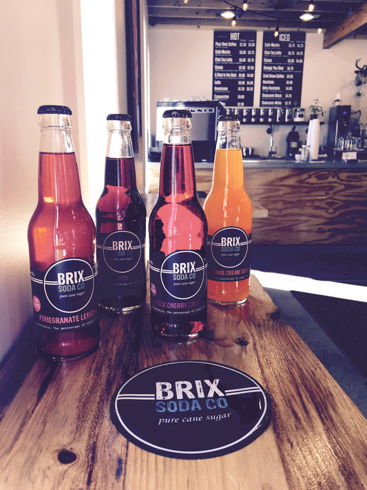 Brix Soda now at the Coffee Shop!