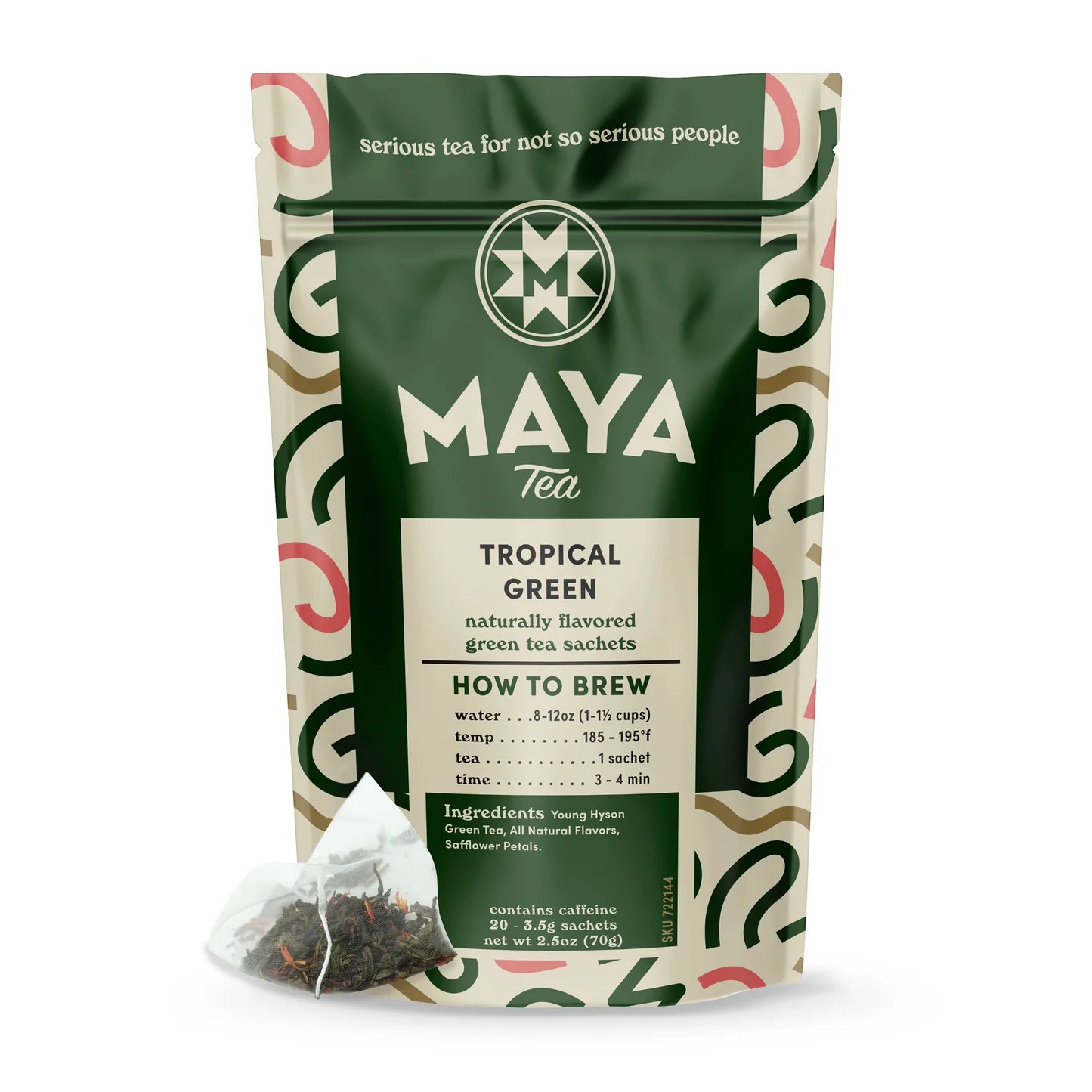 Tropical Green Tea Bags - 20ct