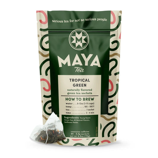 Tropical Green Tea Bags - 20ct