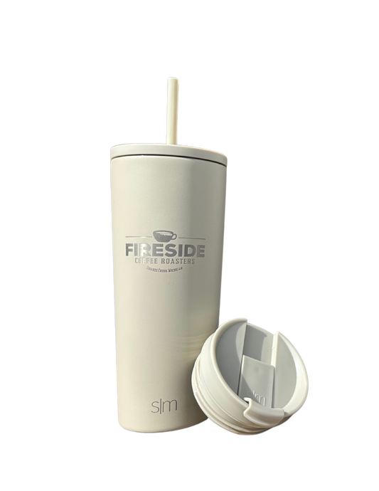24oz Etched Simple Modern Travel Mug Tumbler