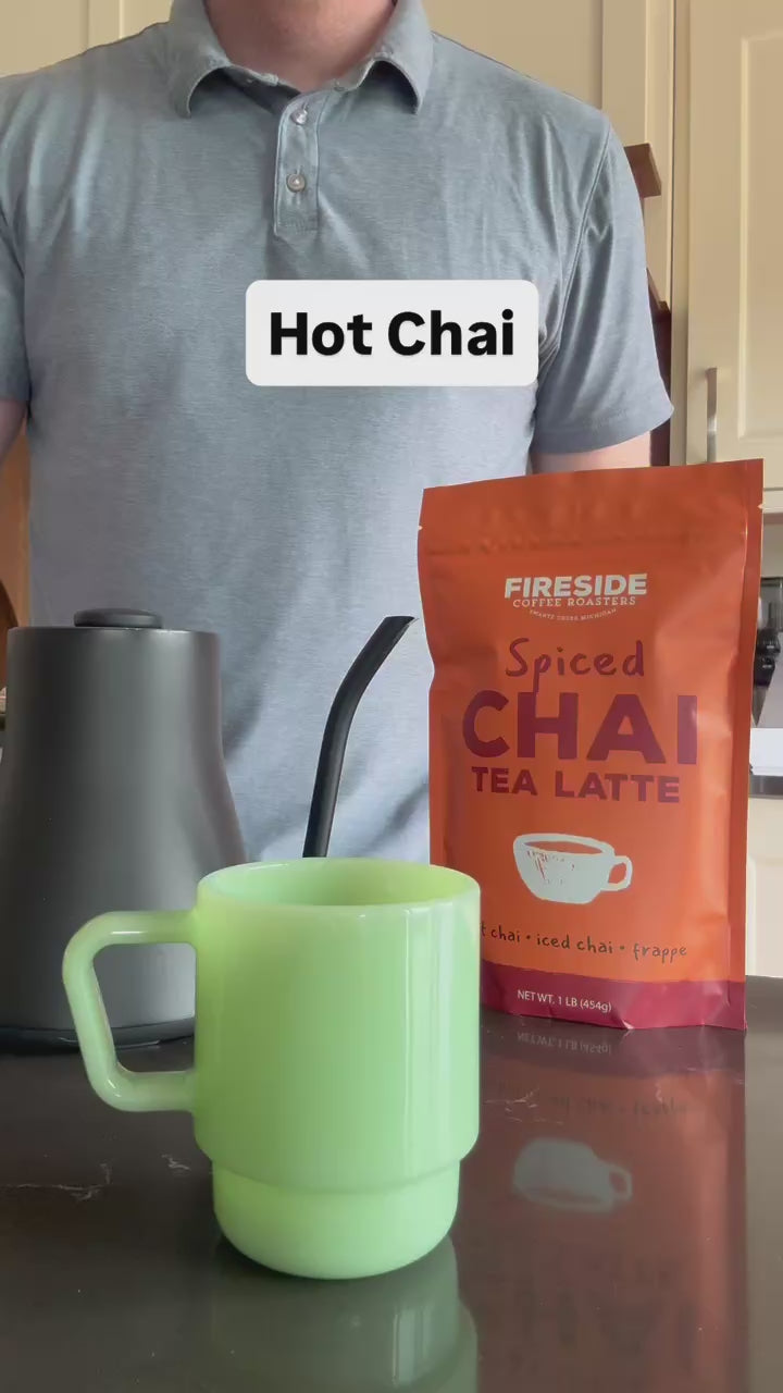 Spiced Chai Tea Latte Beverage Mix – 3.5 Lb Bag, Decaf Powder With Cinnamon & Cardamom