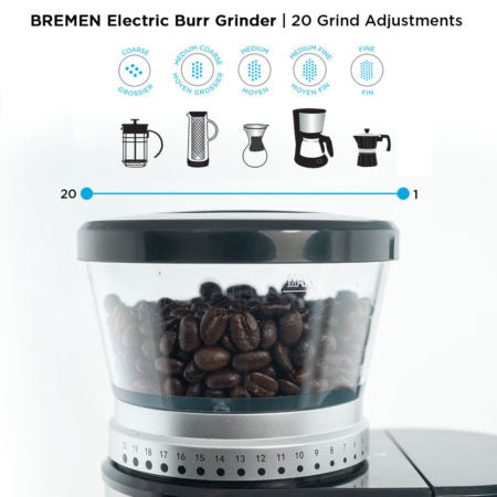 BREMEN ELECTRIC Burr Coffee Grinder