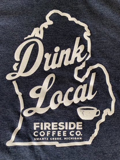 "Drink Local" T-Shirt - Navy